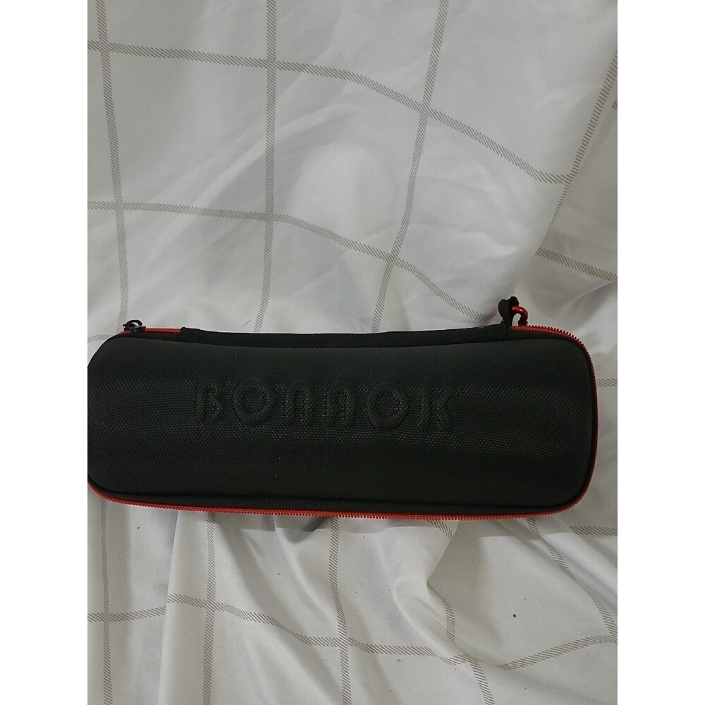 BONNOK Black Hard Shell Case with Red Zipper For Microphone ♻️ 5/$10 ♻️